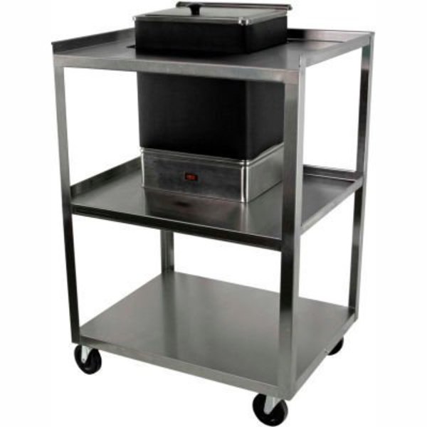 Fabrication Enterprises Utility Cart For Hydrocollator® Heating Unit E2, 21"L x 16"W x 30"H 11-1391